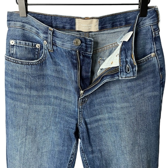 Everlane The Summer Jean Ripped Distressed Jeans Size 26 medium Wash - Picture 3 of 4